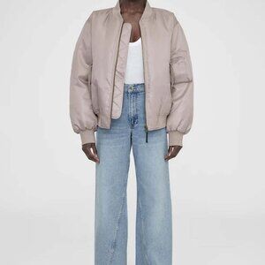 Anine Bing — Leon Bomber in Champagne (Worn ~5×)